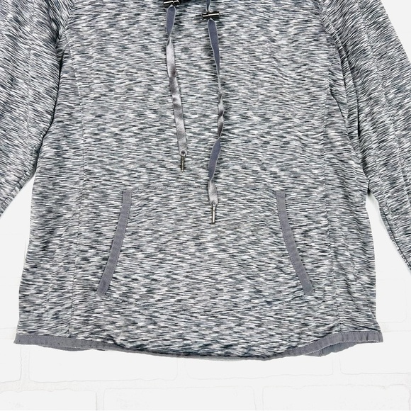 90 Degree Reflex Gray‎ Hoodie Sweatshirt Sz M Long Sleeve Athletic Long Sleeve - Picture 3 of 10